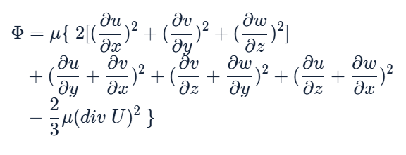 Dissipation function