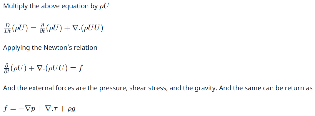Navier Stokes Equation